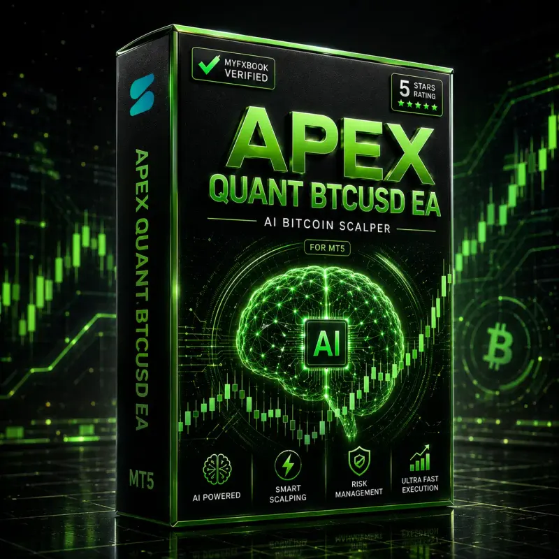 Apex Quant BTCUSD EA: AI Bitcoin Scalper for MT5